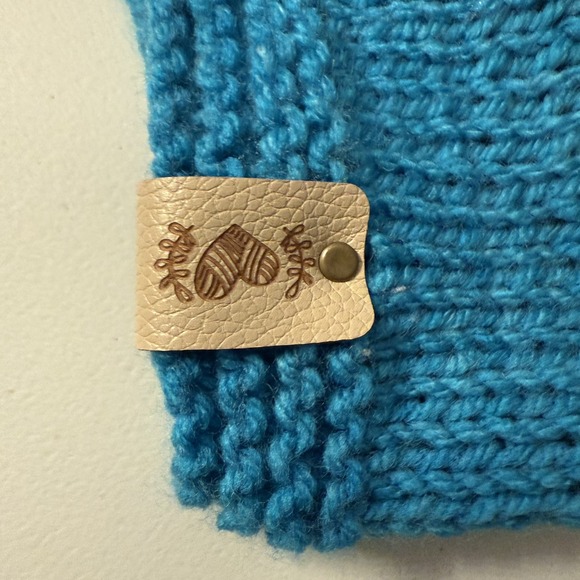 Handmade Toddler Cardigan, Unisex Beautiful Blues/Greys 2-3T see measurements - Picture 5 of 11